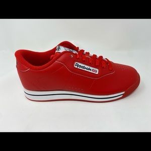 Reebok Shoes Reebok Womens Princess Classic Sneaker Red Poshmark